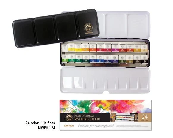 Mungyo Professional Water Color Cake Set